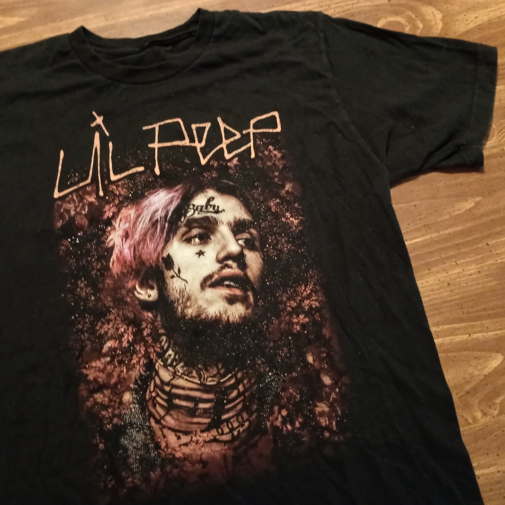 LIL PEEP T-SHIRT - Large // Rap Music Tee Shirt